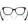 imageCoach Womens Hc6261bu Universal Fit Square Prescription Eyewear FramesBlackDemo Lens