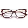 imageCoach Womens Hc6261bu Universal Fit Square Prescription Eyewear FramesMilky BurgundyDemo Lens