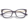 imageCoach Womens Hc6261bu Universal Fit Square Prescription Eyewear FramesMilky EggplantDemo Lens