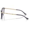 imageCoach Womens Hc6261bu Universal Fit Square Prescription Eyewear FramesMilky EggplantDemo Lens