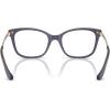 imageCoach Womens Hc6261bu Universal Fit Square Prescription Eyewear FramesMilky EggplantDemo Lens