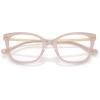 imageCoach Womens Hc6261bu Universal Fit Square Prescription Eyewear FramesMilky Petal PinkDemo Lens