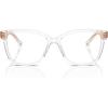imageCOACH Womens Hc6242u Universal Fit Square Prescription Eyewear FramesTransparent ClearDemo Lens
