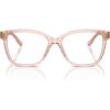 imageCOACH Womens Hc6242u Universal Fit Square Prescription Eyewear FramesTransparent Dusty RoseDemo Lens