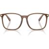 imageCoach Womens HC6254BD Square Prescription Eyewear Frames Milky BrownDemo Lens 55 mm