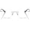 imageCoach Womens Hc5185 Cat Eye Prescription Eyewear FramesShiny SilverDemo Lens