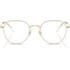 imageCoach Womens Hc5188td Round Prescription Eyewear FramesShiny Light GoldClearDemo Lens