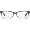 imageCoach Womens Hc6089 Rectangular Prescription Eyewear FramesBlue Beige Glitter GradientDemo Lens