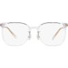 imageCoach Womens Hc6215d Square Prescription Eyewear FramesTransparent ClearDemo Lens
