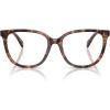 imageCoach Womens Hc6260f Low Bridge Fit Square Prescription Eyewear FramesPeach TortoiseDemo Lens