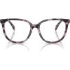 imageCoach Womens Hc6260u Universal Fit Square Prescription Eyewear FramesPurple TortoiseDemo Lens
