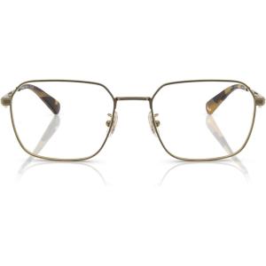 imageCoach Mens Hc5186 Square Prescription Eyewear FramesAntique GoldDemo Lens