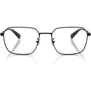imageCoach Mens Hc5186 Square Prescription Eyewear FramesSatin BlackDemo Lens