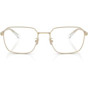 imageCoach Mens Hc5186 Square Prescription Eyewear FramesSatin Light GoldDemo Lens