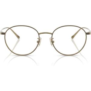 imageCoach Mens Hc5190td Round Prescription Eyewear FramesAntique GoldDemo Lens