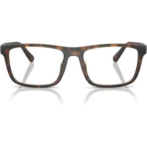 imageCoach Mens Hc6263u Universal Fit Rectangular Prescription Eyewear FramesMatte Dark TortoiseDemo Lens