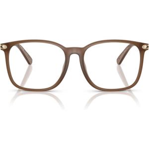 imageCoach Womens HC6254BD Square Prescription Eyewear Frames Milky BrownDemo Lens 55 mm