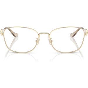 imageCoach Womens Hc5183 Square Prescription Eyewear FramesShiny Light GoldDemo Lens