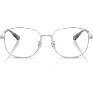imageCoach Womens Hc5187d Round Prescription Eyewear FramesShiny SilverDemo Lens
