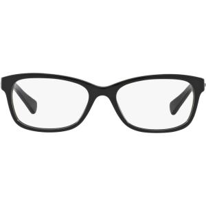 imageCoach Womens Hc6089 Rectangular Prescription Eyewear FramesBlackDemo Lens