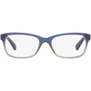 imageCoach Womens Hc6089 Rectangular Prescription Eyewear FramesBlue Beige Glitter GradientDemo Lens