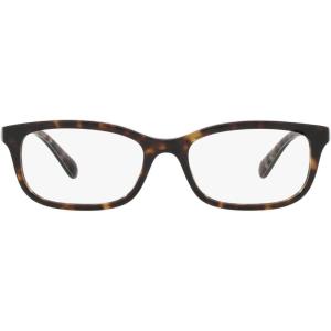 imageCoach Womens Hc6174 Rectangular Prescription Eyewear FramesDark TortoiseDemo Lens
