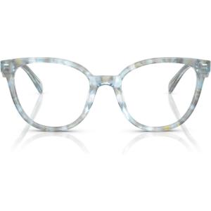 imageCoach Womens Hc6259u Universal Fit Square Prescription Eyewear FramesBlue WatercolorDemo Lens