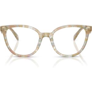 imageCoach Womens Hc6259u Universal Fit Square Prescription Eyewear FramesBrown WatercolorDemo Lens
