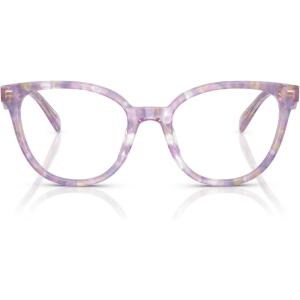 imageCoach Womens Hc6259u Universal Fit Square Prescription Eyewear FramesPurple WatercolorDemo Lens