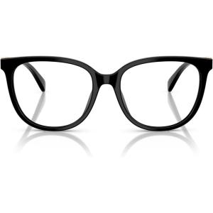 imageCoach Womens Hc6260f Low Bridge Fit Square Prescription Eyewear FramesBlackDemo Lens