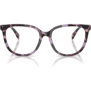 imageCoach Womens Hc6260u Universal Fit Square Prescription Eyewear FramesPurple TortoiseDemo Lens