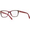 imageCOACH Womens Hc6129 Rectangular Prescription Eyewear FramesBurgundy LaminateDemo Lens