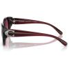 imageCOACH Womens Hc8407u Universal Fit Oval SunglassesMilky BurgundyBerry Gradient