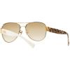 imageCoach HC7059 Sunglasses GoldGold Mirrored Gradient 58 mm