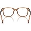 imageCoach Mens Hc6264u Universal Fit Square Prescription Eyewear FramesMatte Transparent AmberDemo Lens