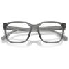 imageCoach Mens Hc6264u Universal Fit Square Prescription Eyewear FramesMatte Transparent Dark StoneDemo Lens
