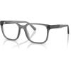 imageCoach Mens Hc6264u Universal Fit Square Prescription Eyewear FramesMatte Transparent Dark StoneDemo Lens