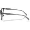 imageCoach Mens Hc6264u Universal Fit Square Prescription Eyewear FramesMatte Transparent Dark StoneDemo Lens