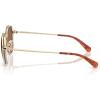 imageCoach Mens Hc7179 Round SunglassesShiny Light GoldBrown Solid