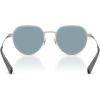 imageCoach Mens Hc7179 Round SunglassesShiny SilverGrey Solid