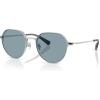 imageCoach Mens Hc7179 Round SunglassesShiny SilverGrey Solid