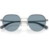imageCoach Mens Hc7179 Round SunglassesShiny SilverGrey Solid