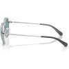 imageCoach Mens Hc7179 Round SunglassesShiny SilverGrey Solid