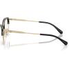 imageCoach Womens HC5184 Rectangular Prescription Eyewear Frames Shiny Light GoldBlackDemo Lens 54 mm