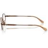 imageCoach Womens Hc5189td Oval Prescription Eyewear FramesSatin BronzeDemo Lens