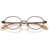 imageCoach Womens Hc5189td Oval Prescription Eyewear FramesSatin BronzeDemo Lens