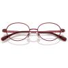 imageCoach Womens Hc5189td Oval Prescription Eyewear FramesSatin BurgundyDemo Lens