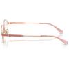 imageCoach Womens Hc5189td Oval Prescription Eyewear FramesShiny Rose GoldDemo Lens