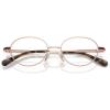 imageCoach Womens Hc5189td Oval Prescription Eyewear FramesVintage Rose GoldDemo Lens