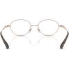 imageCoach Womens Hc5189td Oval Prescription Eyewear FramesVintage Rose GoldDemo Lens